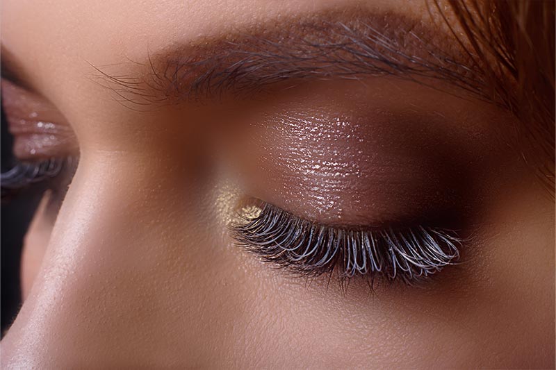 brown skin long eyelash extensions