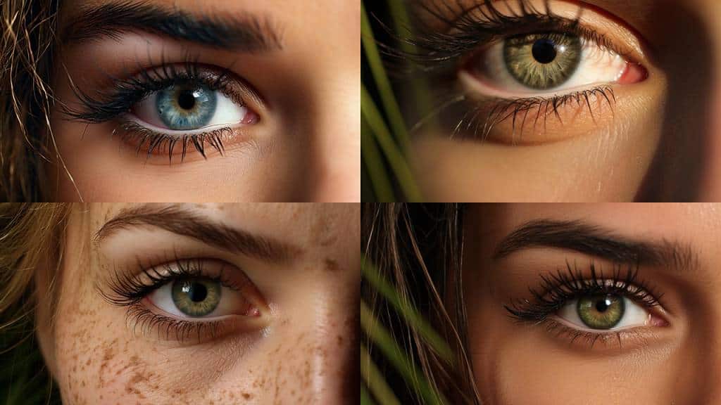 Women showcasing stunning hybrid eyelash extensions.