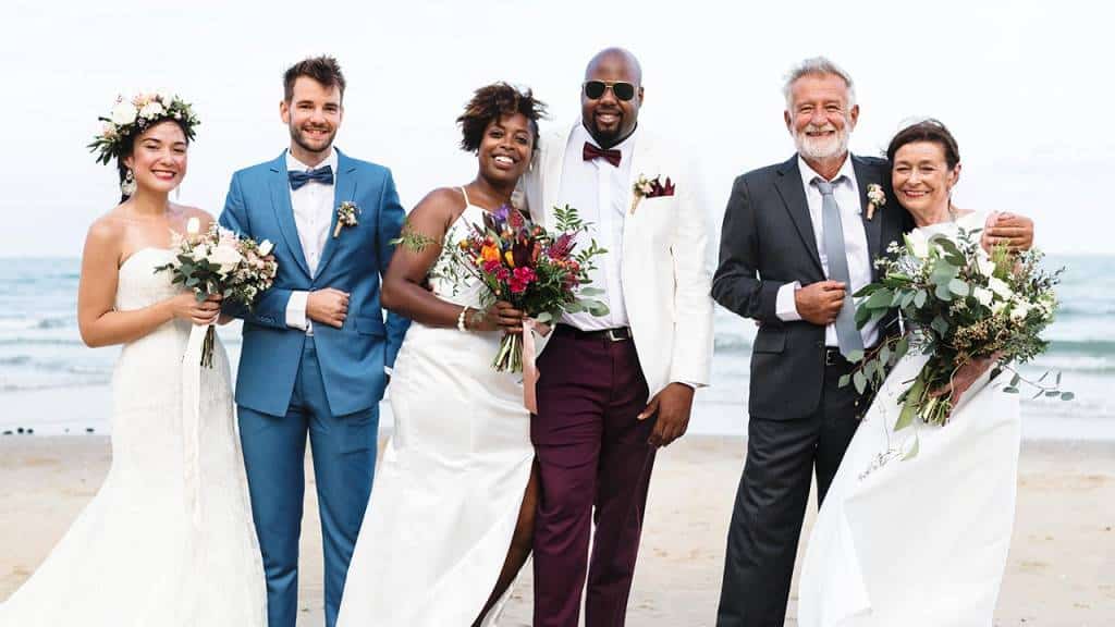 3 couples got facials before their wedding